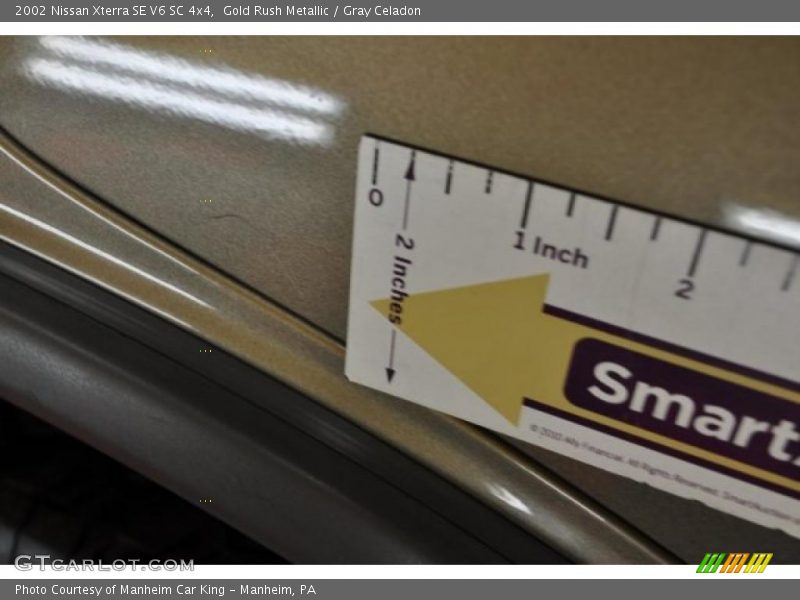 Gold Rush Metallic / Gray Celadon 2002 Nissan Xterra SE V6 SC 4x4