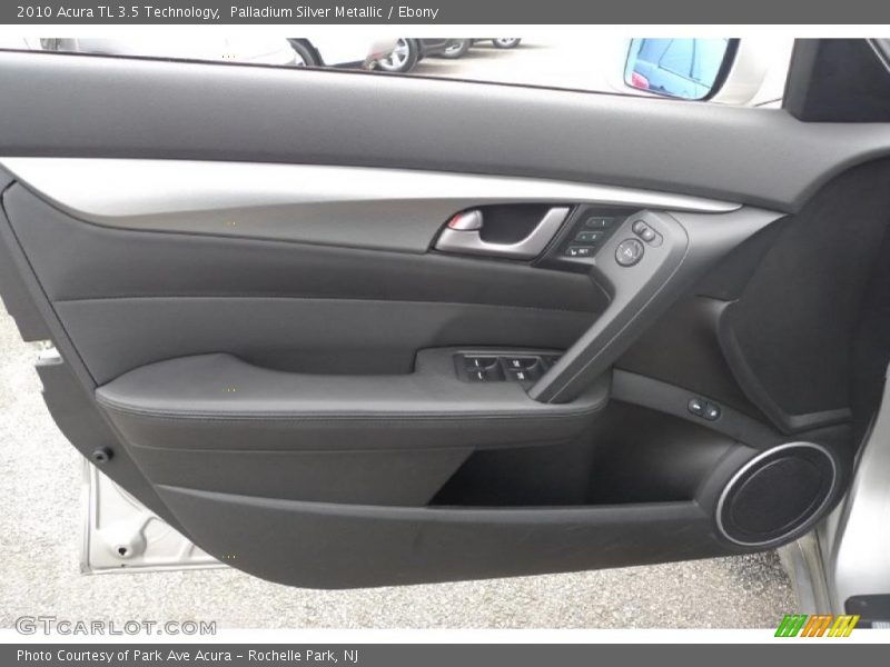 Palladium Silver Metallic / Ebony 2010 Acura TL 3.5 Technology