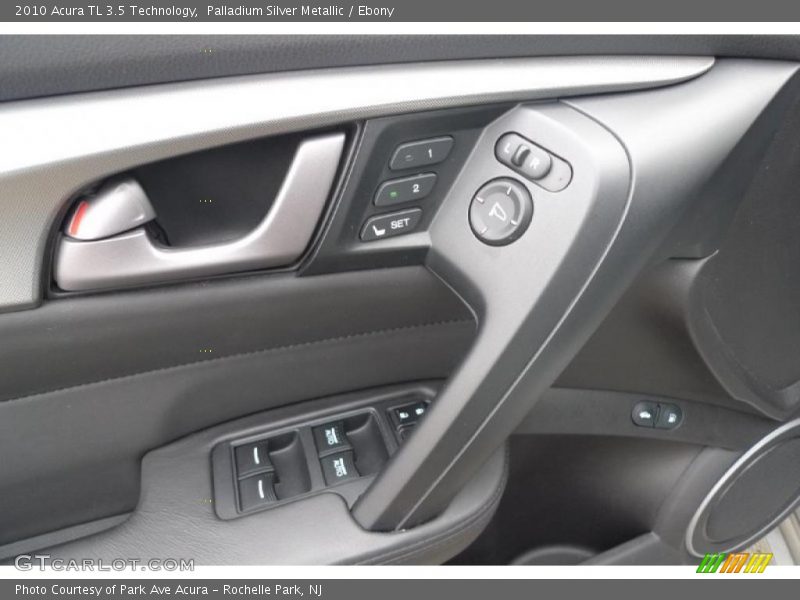 Palladium Silver Metallic / Ebony 2010 Acura TL 3.5 Technology