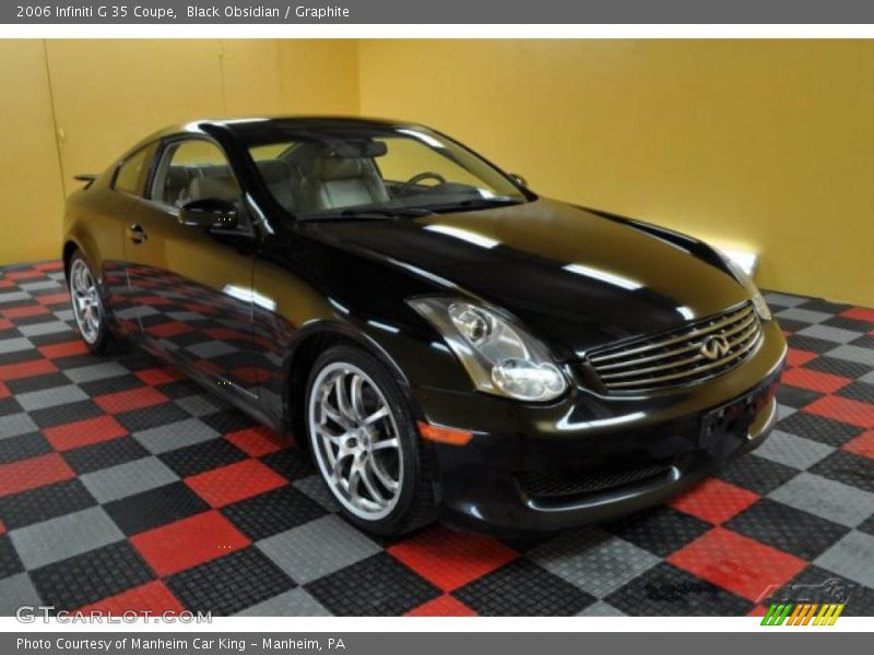 Black Obsidian / Graphite 2006 Infiniti G 35 Coupe