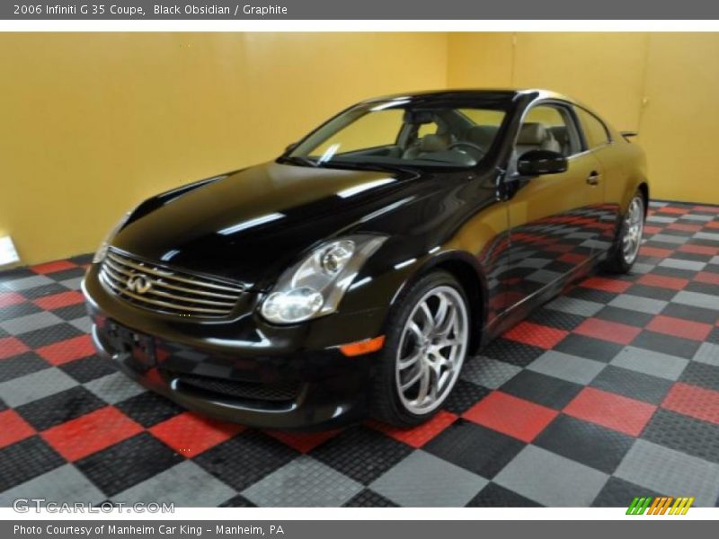 Black Obsidian / Graphite 2006 Infiniti G 35 Coupe