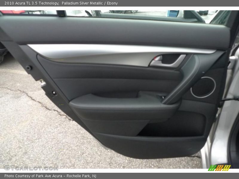 Palladium Silver Metallic / Ebony 2010 Acura TL 3.5 Technology
