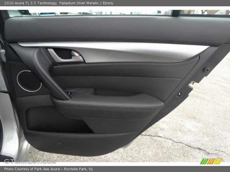 Palladium Silver Metallic / Ebony 2010 Acura TL 3.5 Technology