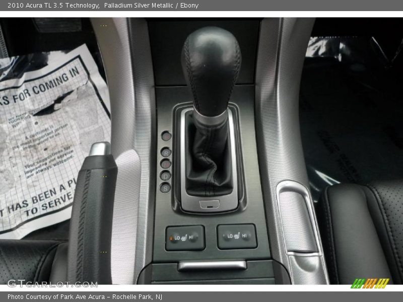 Palladium Silver Metallic / Ebony 2010 Acura TL 3.5 Technology