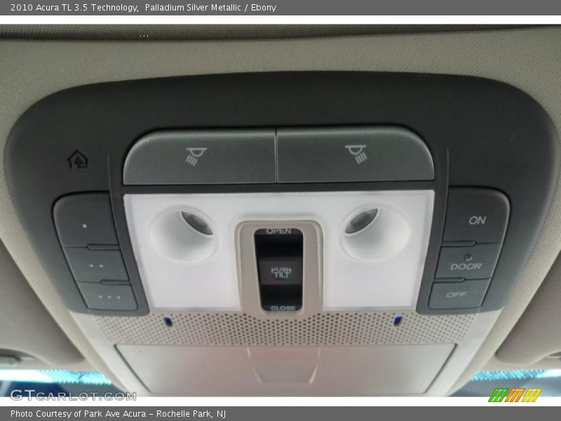 Palladium Silver Metallic / Ebony 2010 Acura TL 3.5 Technology