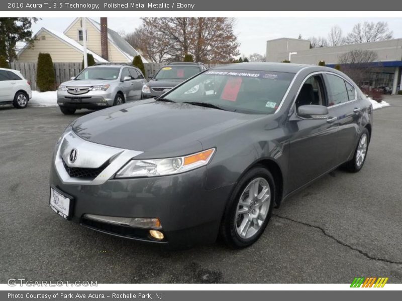 Polished Metal Metallic / Ebony 2010 Acura TL 3.5 Technology
