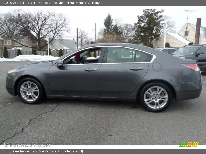 Polished Metal Metallic / Ebony 2010 Acura TL 3.5 Technology