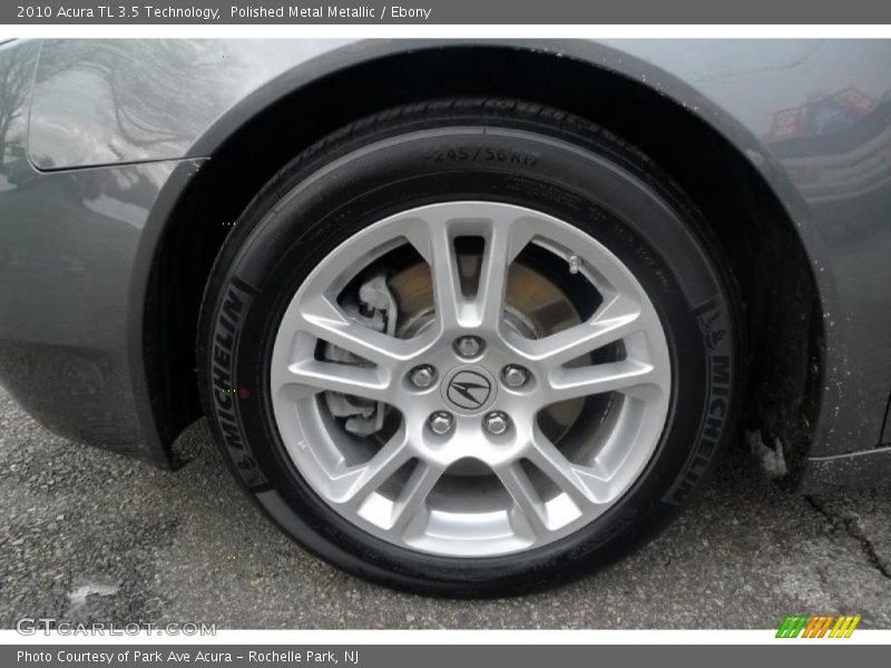 Polished Metal Metallic / Ebony 2010 Acura TL 3.5 Technology