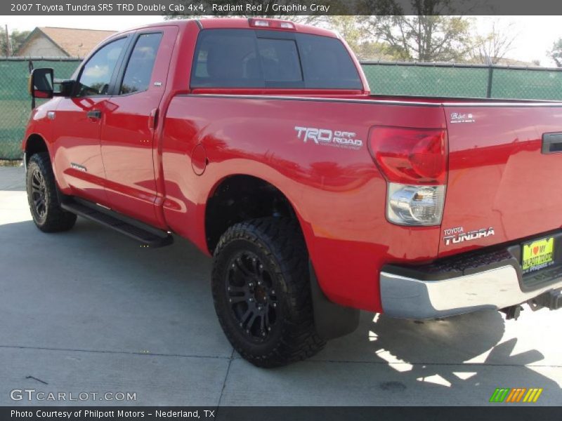 Radiant Red / Graphite Gray 2007 Toyota Tundra SR5 TRD Double Cab 4x4