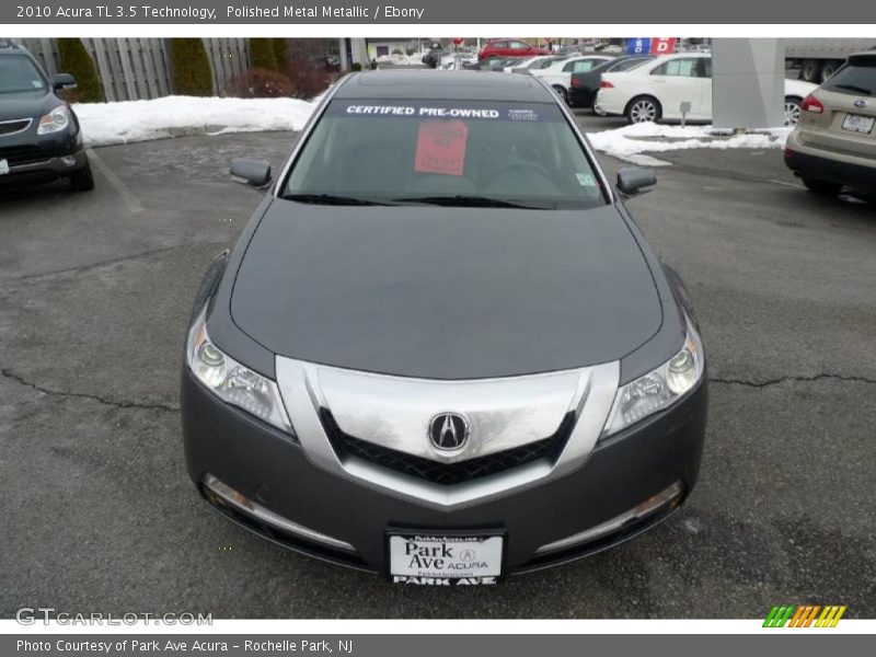 Polished Metal Metallic / Ebony 2010 Acura TL 3.5 Technology