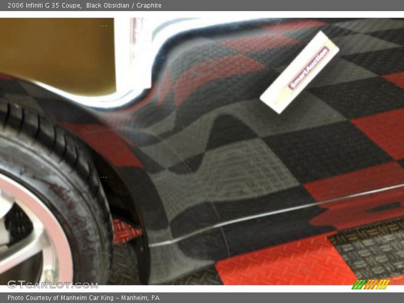 Black Obsidian / Graphite 2006 Infiniti G 35 Coupe