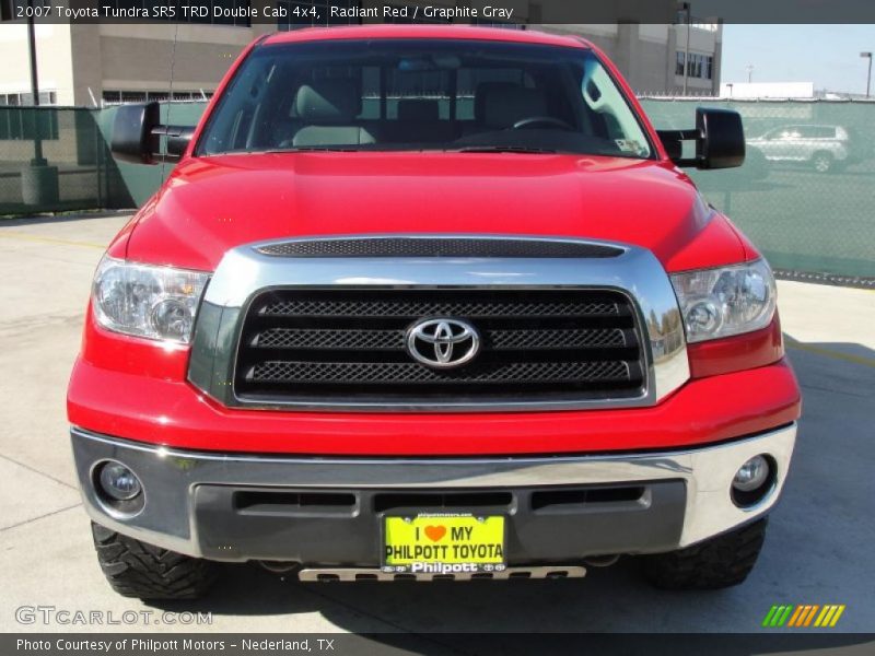 Radiant Red / Graphite Gray 2007 Toyota Tundra SR5 TRD Double Cab 4x4