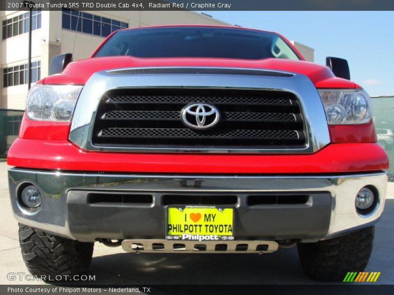 Radiant Red / Graphite Gray 2007 Toyota Tundra SR5 TRD Double Cab 4x4