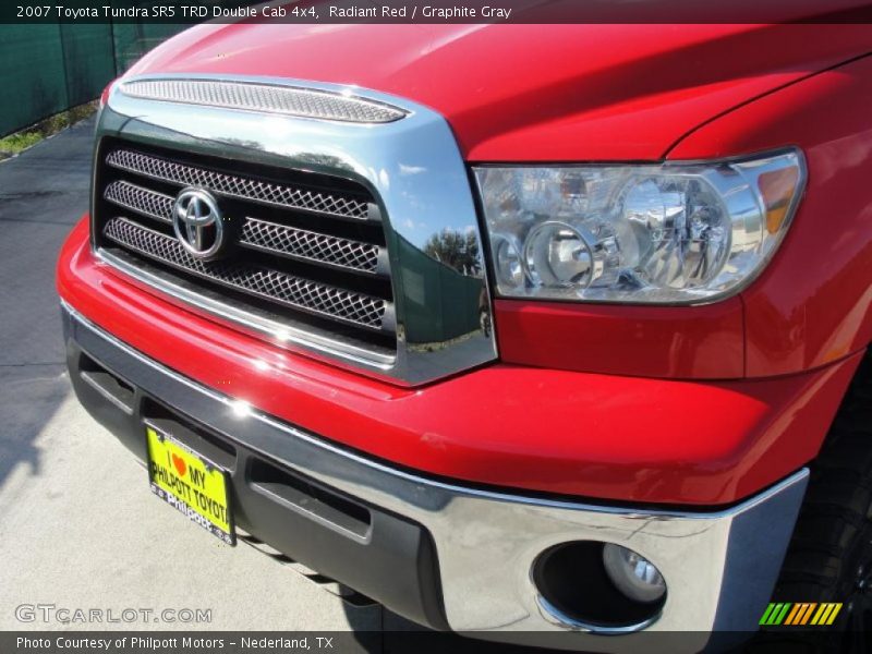 Radiant Red / Graphite Gray 2007 Toyota Tundra SR5 TRD Double Cab 4x4