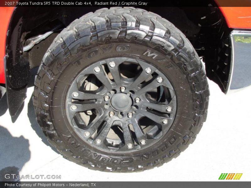 Radiant Red / Graphite Gray 2007 Toyota Tundra SR5 TRD Double Cab 4x4