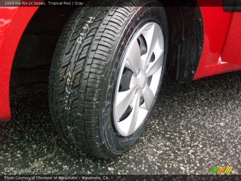Tropical Red / Gray 2009 Kia Rio LX Sedan