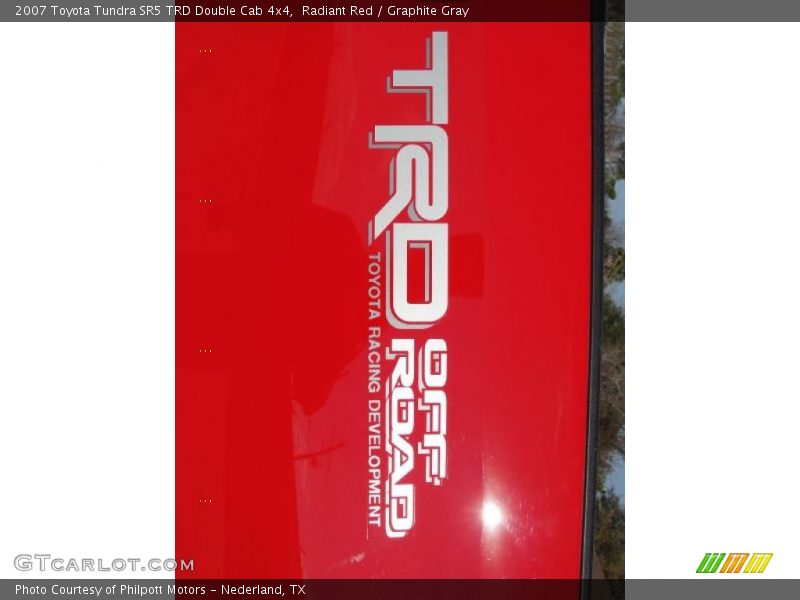  2007 Tundra SR5 TRD Double Cab 4x4 Logo