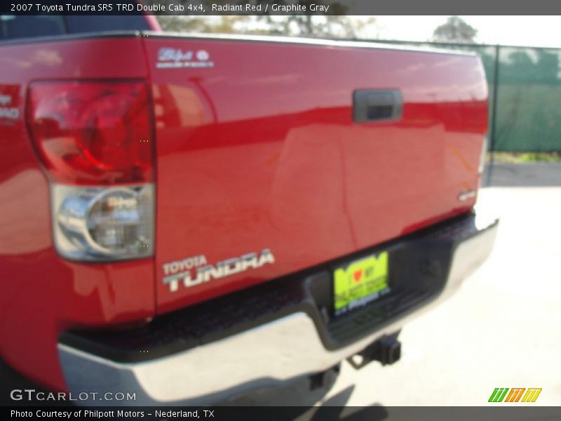 Radiant Red / Graphite Gray 2007 Toyota Tundra SR5 TRD Double Cab 4x4