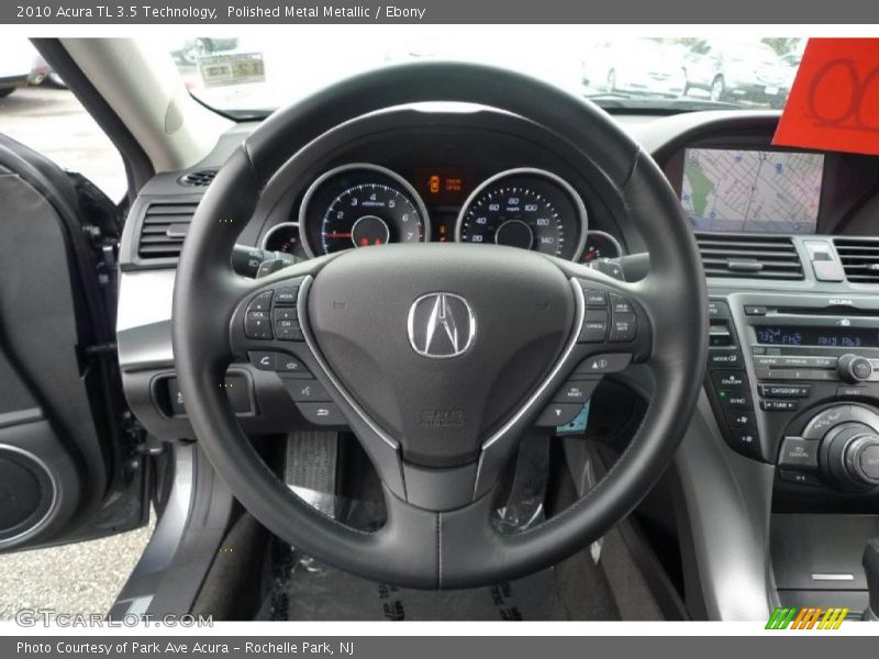 Polished Metal Metallic / Ebony 2010 Acura TL 3.5 Technology
