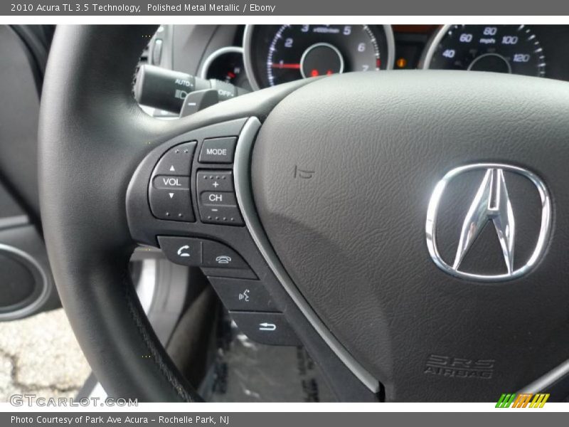 Polished Metal Metallic / Ebony 2010 Acura TL 3.5 Technology