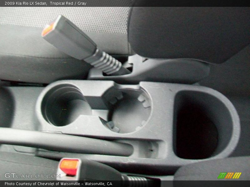 Tropical Red / Gray 2009 Kia Rio LX Sedan