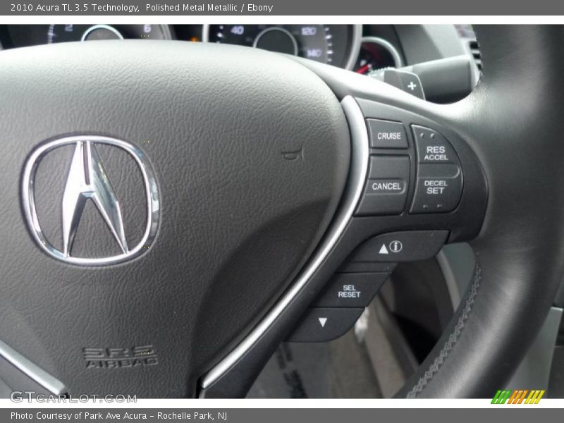 Polished Metal Metallic / Ebony 2010 Acura TL 3.5 Technology