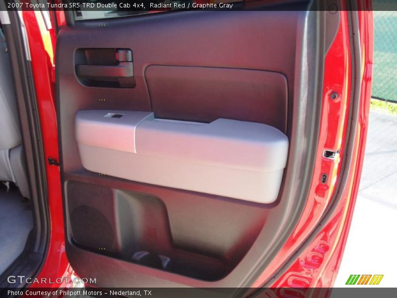 Radiant Red / Graphite Gray 2007 Toyota Tundra SR5 TRD Double Cab 4x4