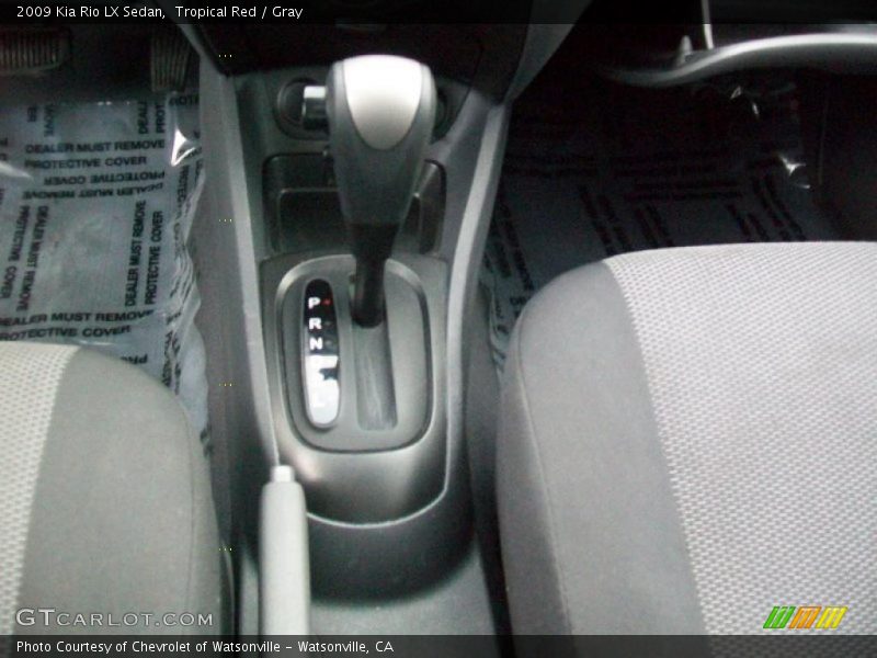 Tropical Red / Gray 2009 Kia Rio LX Sedan