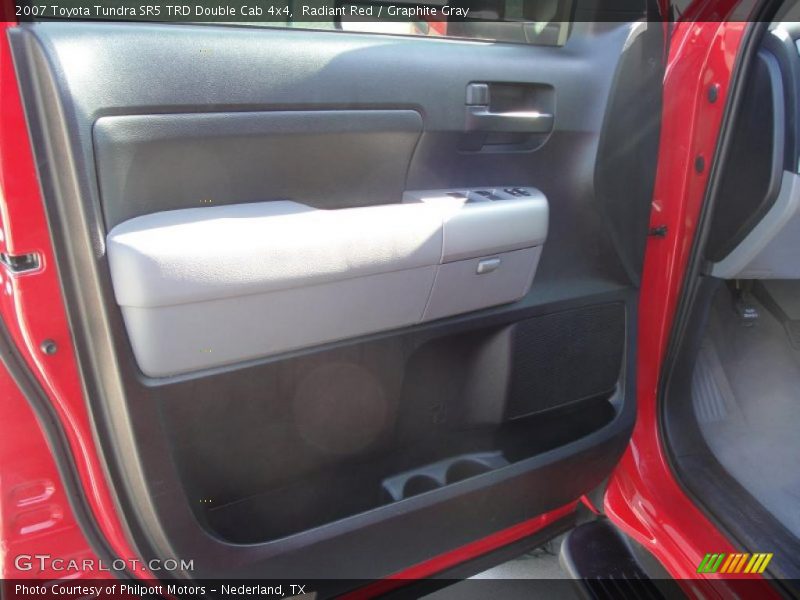 Radiant Red / Graphite Gray 2007 Toyota Tundra SR5 TRD Double Cab 4x4