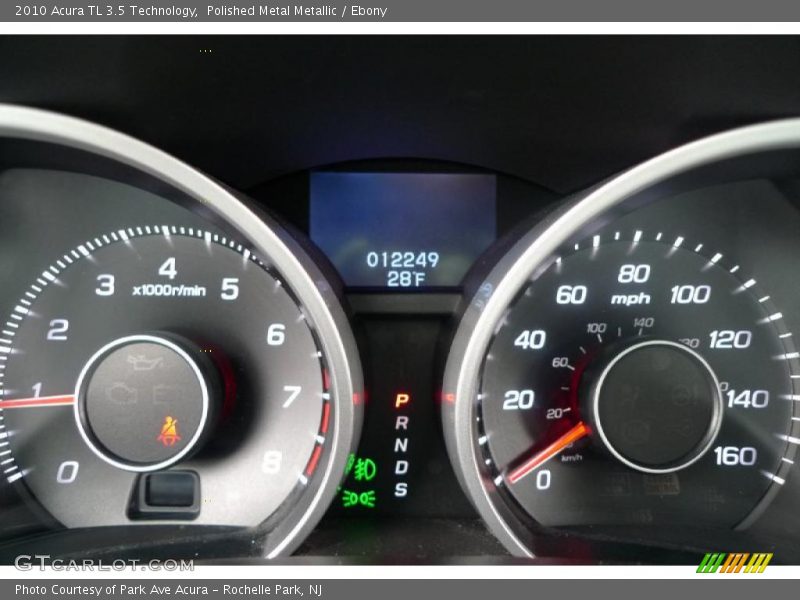 Polished Metal Metallic / Ebony 2010 Acura TL 3.5 Technology