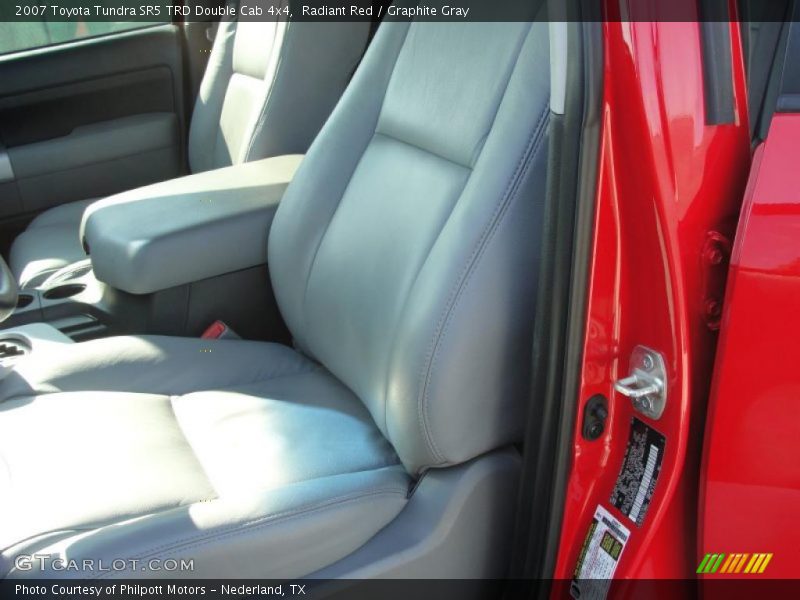 Radiant Red / Graphite Gray 2007 Toyota Tundra SR5 TRD Double Cab 4x4