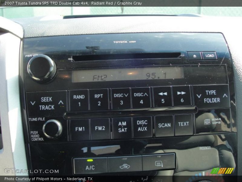 Radiant Red / Graphite Gray 2007 Toyota Tundra SR5 TRD Double Cab 4x4