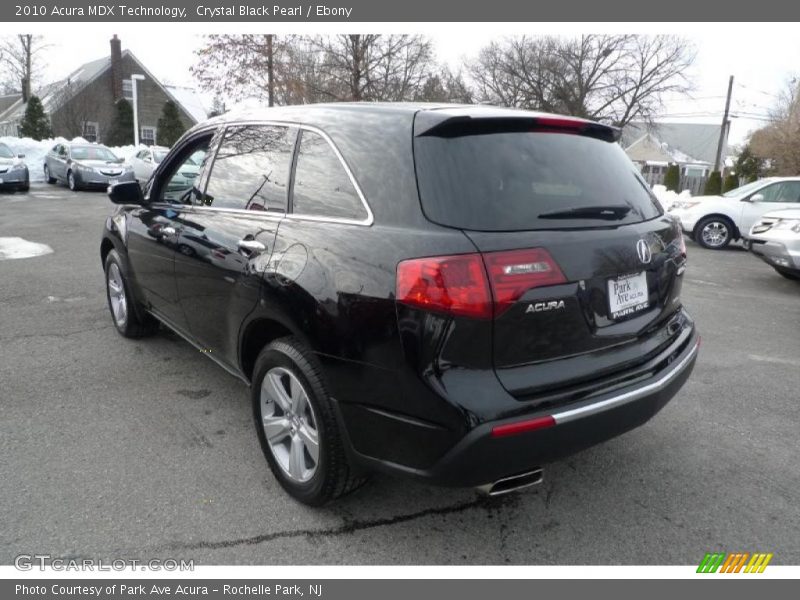 Crystal Black Pearl / Ebony 2010 Acura MDX Technology