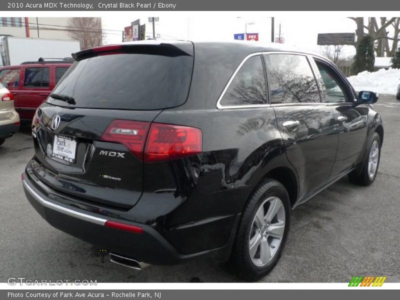 Crystal Black Pearl / Ebony 2010 Acura MDX Technology