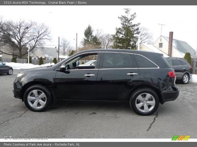 Crystal Black Pearl / Ebony 2010 Acura MDX Technology