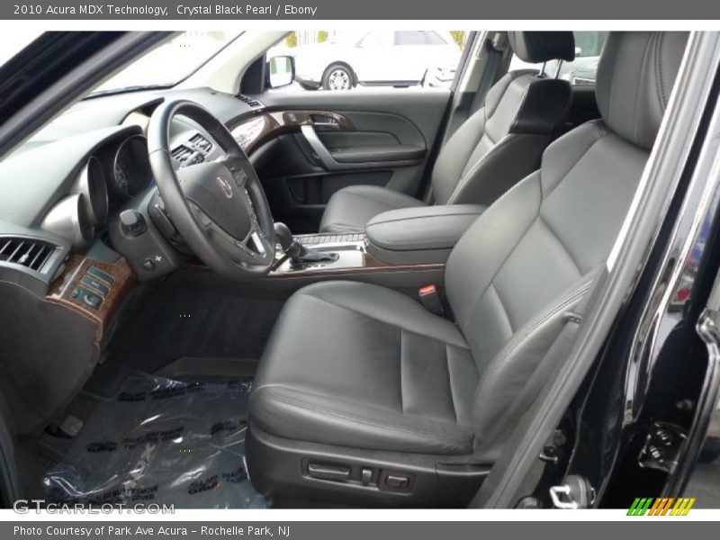 Crystal Black Pearl / Ebony 2010 Acura MDX Technology
