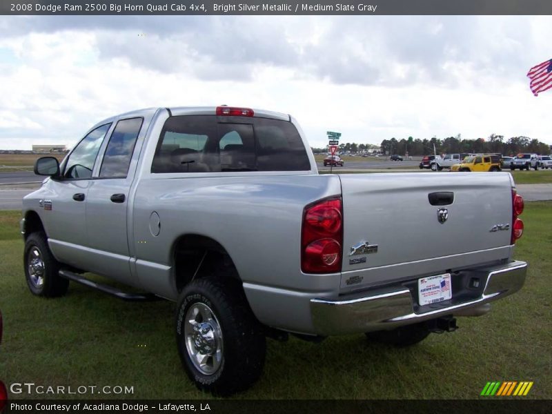 Bright Silver Metallic / Medium Slate Gray 2008 Dodge Ram 2500 Big Horn Quad Cab 4x4