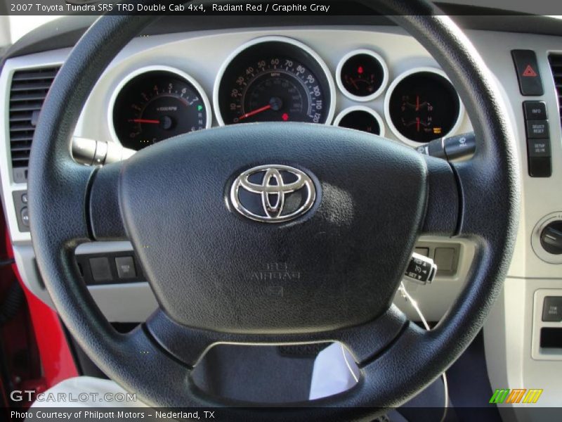 Radiant Red / Graphite Gray 2007 Toyota Tundra SR5 TRD Double Cab 4x4