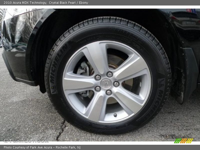 Crystal Black Pearl / Ebony 2010 Acura MDX Technology