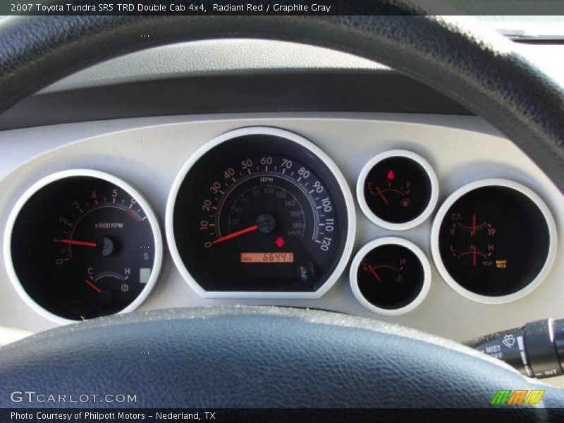 Radiant Red / Graphite Gray 2007 Toyota Tundra SR5 TRD Double Cab 4x4