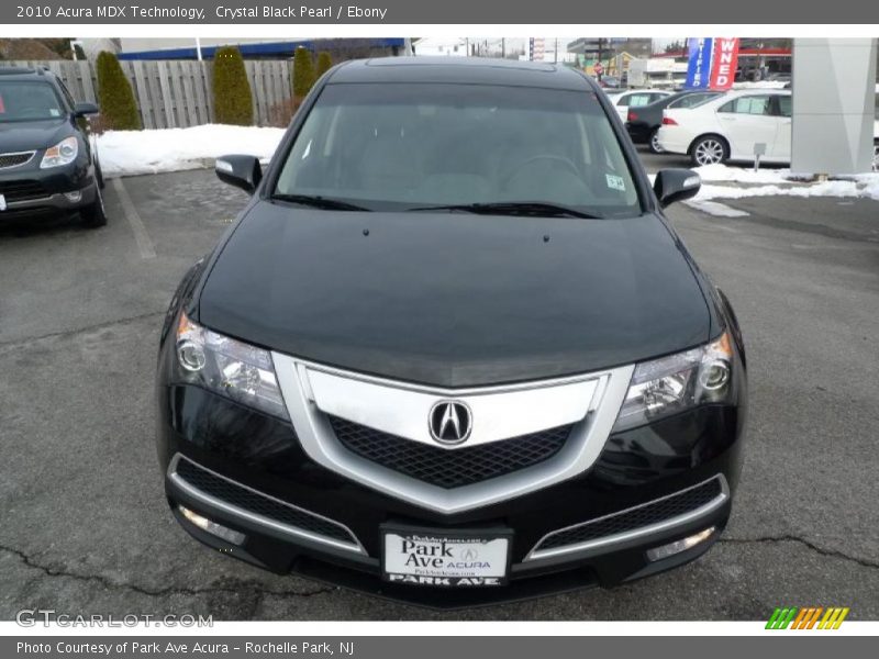 Crystal Black Pearl / Ebony 2010 Acura MDX Technology