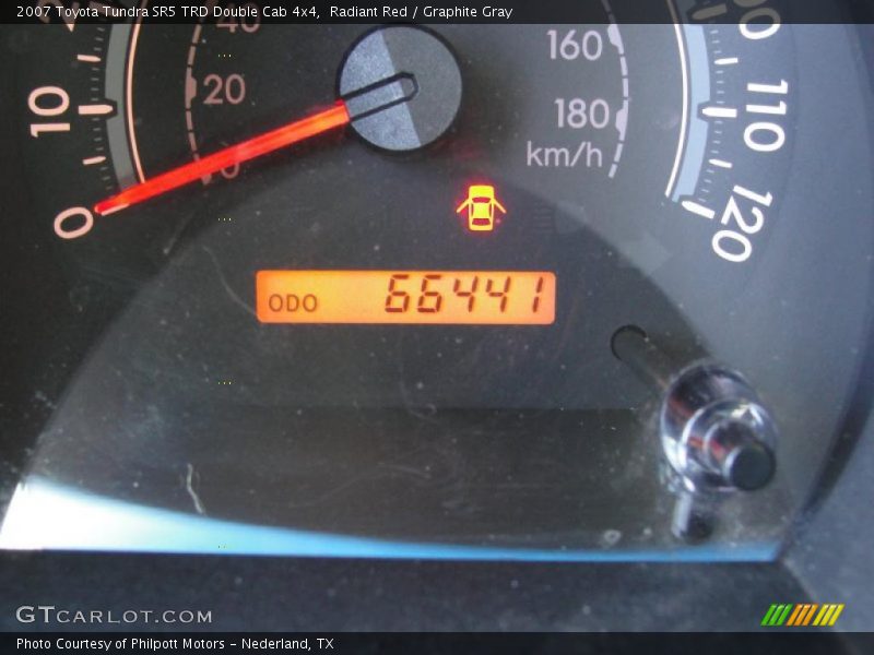 Radiant Red / Graphite Gray 2007 Toyota Tundra SR5 TRD Double Cab 4x4