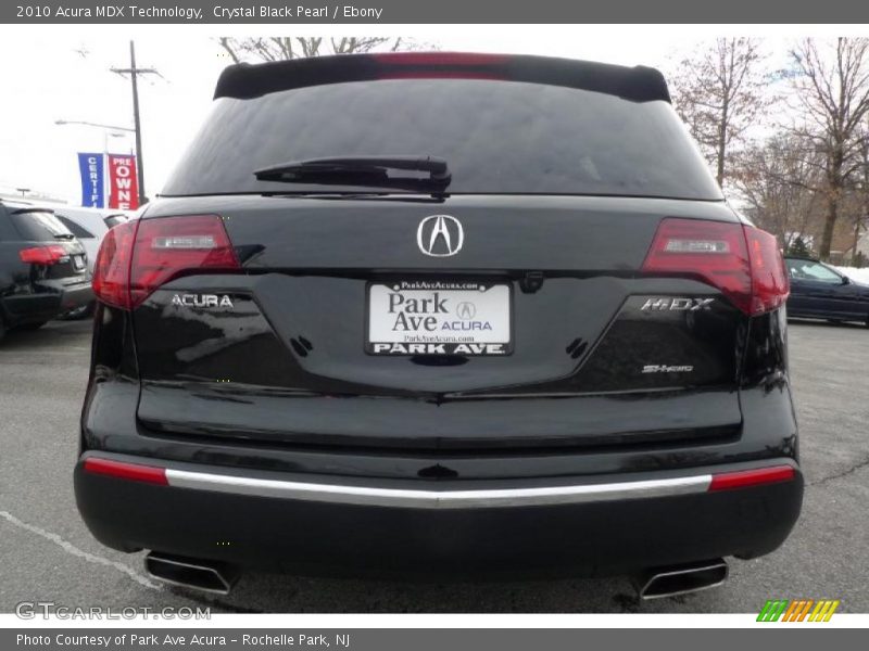 Crystal Black Pearl / Ebony 2010 Acura MDX Technology