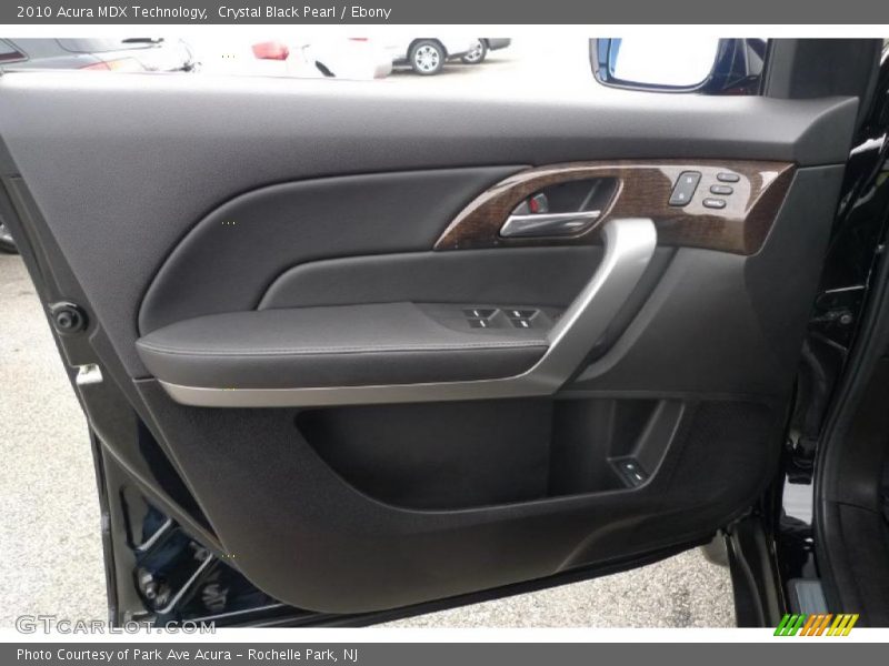 Crystal Black Pearl / Ebony 2010 Acura MDX Technology