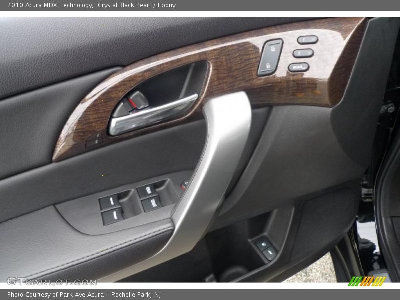 Crystal Black Pearl / Ebony 2010 Acura MDX Technology