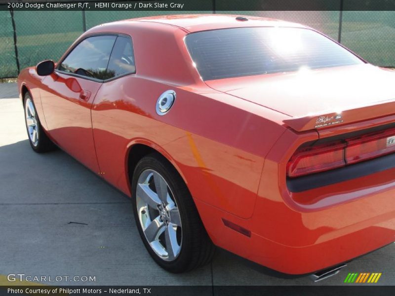 HEMI Orange / Dark Slate Gray 2009 Dodge Challenger R/T