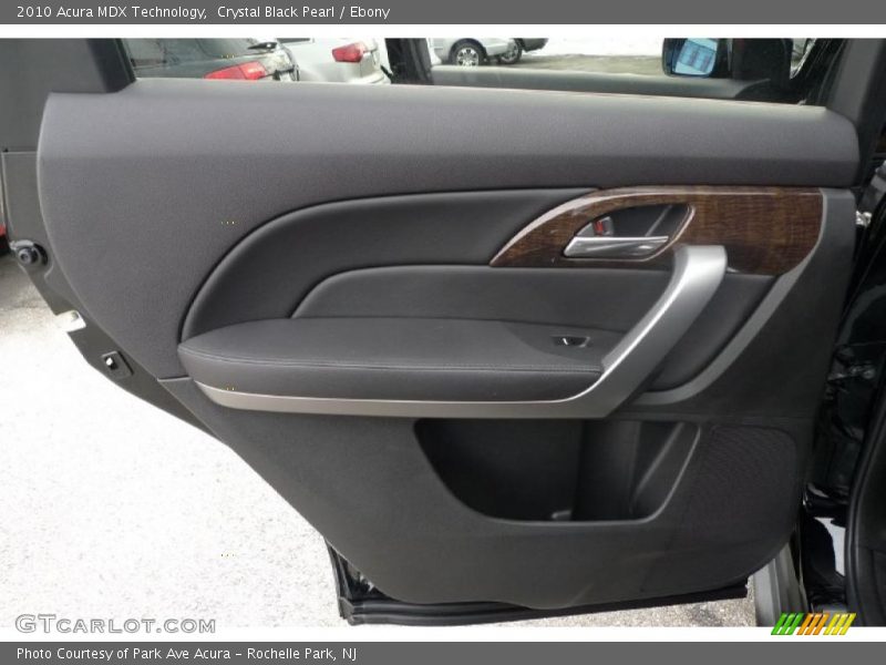 Crystal Black Pearl / Ebony 2010 Acura MDX Technology