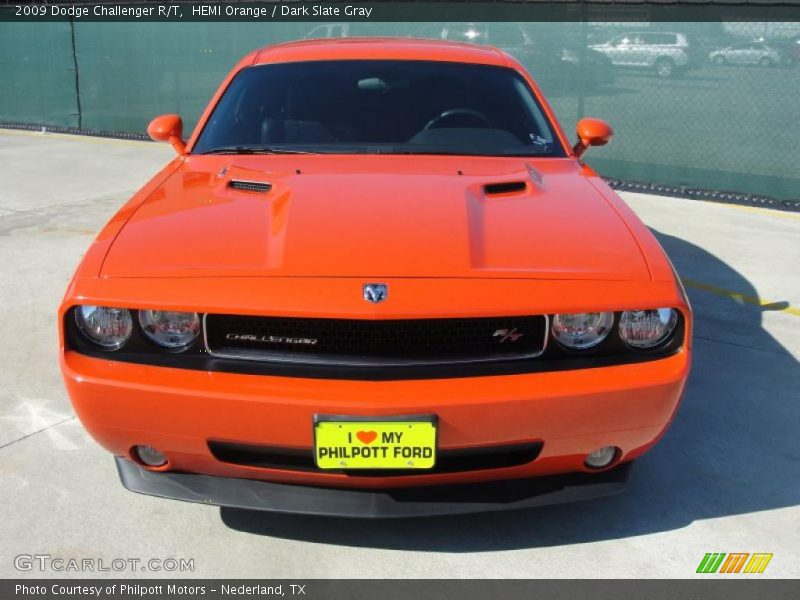 HEMI Orange / Dark Slate Gray 2009 Dodge Challenger R/T