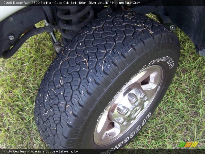 Bright Silver Metallic / Medium Slate Gray 2008 Dodge Ram 2500 Big Horn Quad Cab 4x4