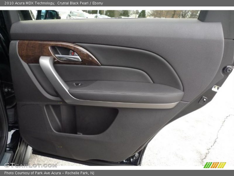 Crystal Black Pearl / Ebony 2010 Acura MDX Technology